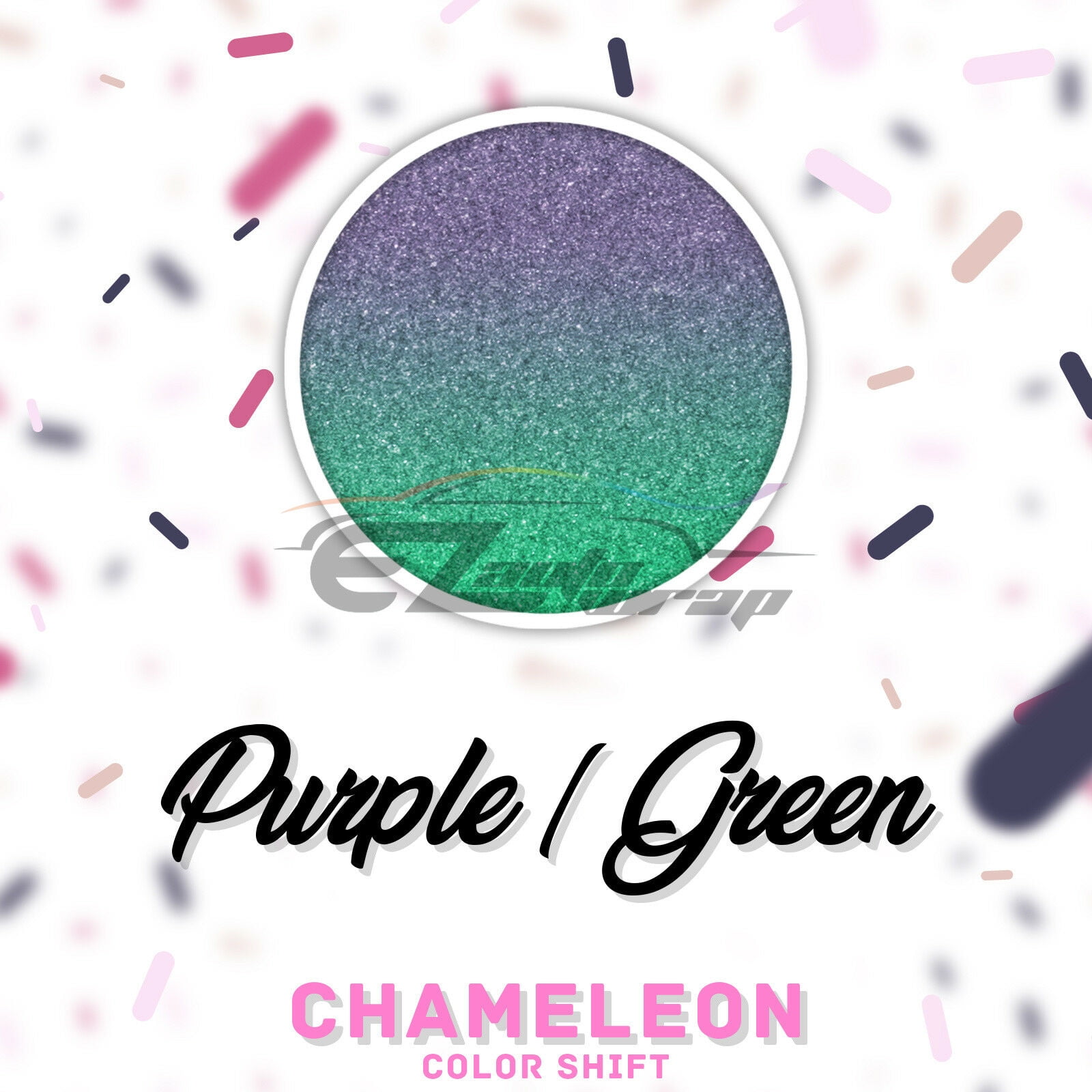 ESSMO Purple Green Chameleon Heat Transfer Vinyl HTV Tshirt 20" Iron Heat Press ADC06 20"x180"