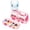 Pink, variant on HomelyJoy Paint Brush Rinser, Multifunctional Paint Brush Cleaner Art Supplies Painting Water Dispenser for Acrylic Watercolor, Train Shaped, White Green, 1 Pack