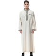 thumbnail image 1 of Hombres islámico saudí musulmán túnica larga Dubai árabe Thobe Kaftan ropa, 1 of 3