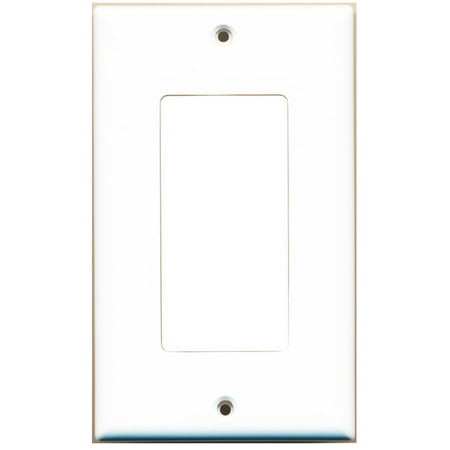 Riteav Blank Wall Plate For Keystone Jacks White 1 Gang Decorative Riteav Blank Wall Plate For Keystone Jacks White 1 Gang Decorative