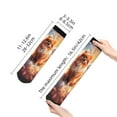 thumbnail image 4 of Pofeuu Cute Cloud Pomeranian Print 30cm Socks, Adult Running Hiking Socks for Youth and Adult, 4 of 7