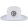 thumbnail image 2 of Men's New Era White Pittsburgh Steelers 2024 NFL Training Camp Panama Bucket Hat, 2 of 4