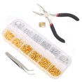 thumbnail image 1 of Outil de Réparation de Bijoux, Kit de Fermoir Homard Accessoires de Boucles d'Oreilles Kit de Fabrication de Bijoux Intégration Transparente, 1 of 14