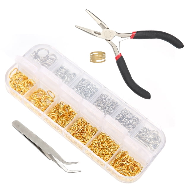 Outil de Réparation de Bijoux, Kit de Fermoir Homard Accessoires de Boucles d'Oreilles Kit de Fabrication de Bijoux Intégration Transparente