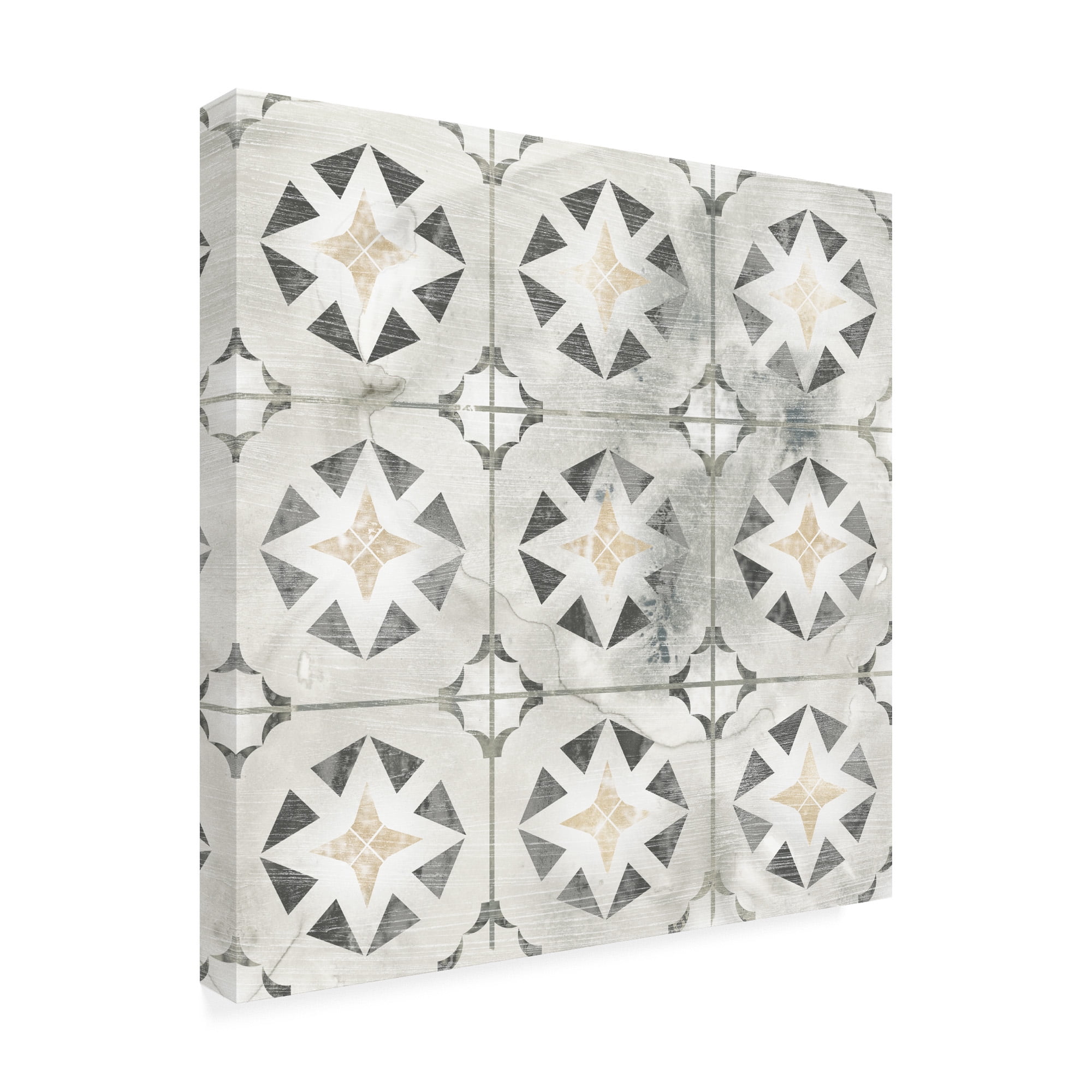 Trademark Fine Art 'Marble Tile Design II' Canvas Art by June Erica Vess