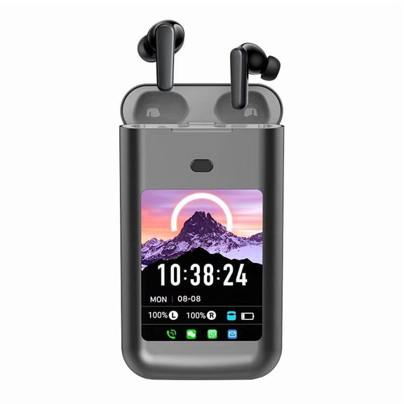 New 3-in-1 Wireless Earbuds with LED Touch Screen, HiFi Stereo, Multiple EQ Modes, 5000mAh Large Battery, Perfect for Travel, Outdoor Use & Work