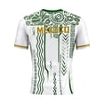 thumbnail image 4 of Zimjoy 2026 Mexico Soccer Jersey for Men Crew Neck Short Sleeve Aztec Calendar Graphic Short Sleeve Fan Shirt for Game Day Travel Streetwear and Casual Wear White L, 4 of 6
