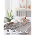 thumbnail image 4 of Colorful Boho Body Pillow Covers, Ethnic Vintage Mexican Flowers Southwestern Soft Bed Throw Pillowcases Breathable Cooling Long Lumbar Body Pillow Sham Cover for Bed Sofa 20''x54'', 4 of 7