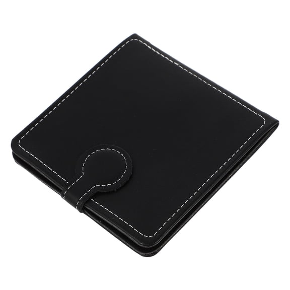 OULII 1Pc Portable Black Guitar Plectrum Holder Compact Pick Storage Organizer