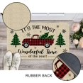 thumbnail image 4 of Christmas Doormats 17x29 Inch, Welcome Door Mats for Front Door, Winter Christmas Truck Farmhouse Plaid Outdoor Mats for Indoor or Outdoor Decorations,Merry Christmas Decor for Home, 4 of 6
