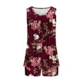 thumbnail image 4 of Aloohaidyvio summer dresses for women,Womens Shorts Sleeve Two-piece Comfortable Home Pajamas Set, 4 of 5
