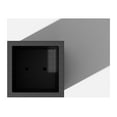 thumbnail image 2 of Veradek Block Series Pedestal Short Plastic Planter - Black, 2 of 10
