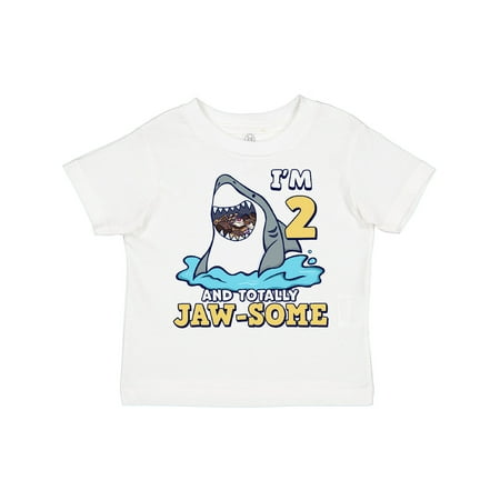 

Inktastic I m 2 and Totally Jawsome Shark Gift Toddler Boy or Toddler Girl T-Shirt