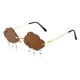 thumbnail image 2 of Gafas de sol Zulema Colgantes sin marco UV400 Sombras marrón, 2 of 4