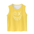 thumbnail image 4 of RXMEKW Débardeur pour Enfants Été Manches Courtes Col Rond Chemise de Sport Décontractée avec Pantalon Ensemble 2 Pcs pour Garçons et Filles Style Décontracté Mignon, 4 of 4