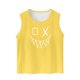 thumbnail image 4 of Chaqueta de Verano sin Mangas de Cuello Redondo para Niños Pequeños, Camisetas de Niños Suaves para Niños Mezcla de Algodón Ropa Deportiva Casual, Lindo Monocromo de Niños, 4 of 4