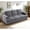 Grey, variant on 84" Soft Velvet Traditional Sofa, Clearance Couches with Deep Seating, Modern Sofa Couch with Wide Arms for Living Room, Ivory