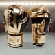thumbnail image 4 of Guantes Boxeo Muay Thai Guantes Boxeo PU Antidesgarros Guantes Competición Lucha (Oro 6OZ), 4 of 9