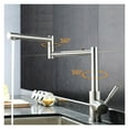 thumbnail image 5 of 304 Stainless Steel Lead Free Kitchen Faucet 360 Degree Rotate Kitchen Sink Folding Tap Cold Hot Water Mixer Tap Sink Crane ,Easy DIY Installation, 5 of 6