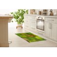thumbnail image 2 of Eclectic Bohemian Patchwork Cilantro Kitchen Mat by Kavka Designs, 2 of 3
