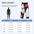 thumbnail image 4 of Pofeuu Halloween Ghosts And Pumpkins Print Men's Pajama Pants, Soft Lounge Pajama Pants with big pockets for Men Plaid Pj Bottoms-Medium, 4 of 6