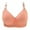 Pink, variant on Herrnalise Women's Lace Edge Vertical Stripe Back Bra Padded Bra Wireless Lingerie For women