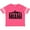 Football Pink and White, variant on Miami Skyline Grunge Boys or Girls Toddler T-Shirt