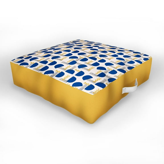 Society6 Hello Twiggs Abstract Fruit Bowl Outdoor Floor Cushion