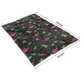 thumbnail image 4 of Colorful Dinosaurs Plants Pattern Blanket,Comfortable Soft Lamb Wool Throw Blanket,All Season,Warm Lightweight Blankets for Sofa Bed Couch Living Room Chair,40"x50", 4 of 4