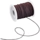 thumbnail image 1 of 1 rollo de cordón elástico de poliéster de 100 m (109 yardas/0,8 mm), color marrón coco, para coser pulseras, abalorios, con carrete de hilo para joyería., 1 of 9