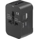 thumbnail image 1 of Adaptador de viaje, adaptador de viaje universal todo en uno para todo el mundo, adaptador de enchufe de CA, cargador de pared con puertos de carga USB-C y USB-A para EE. UU., UE, Reino Unido, AUS, co, 1 of 4