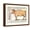Brown Frame, variant on Art.com Beef: Diagram Depicting the Different Cuts of Meat Giclee Print, 16" x 12"