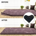 thumbnail image 4 of 12Pcs Rug Gripper Double Sided Anti Curling Carpet Tape Non Slip Reusable Rug Pad, 4 of 7