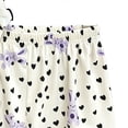 thumbnail image 6 of Mifsaly Toddler Girls 2 Piece Pajama Outfits Cute Graphic Sleeveless Ruffle Trim Tops and Shorts Kids Soft Breathable Summer Casual Home Clothes, 6 of 6