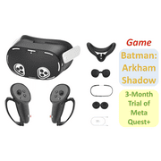 2024 Meta Oculus Quest 3S All-In-One VR Headset, Touch Controllers, 256GB SSD, 1832x1920 up to 120 Hz,3D Audio,Protective covers, Controller Grips, Face Cover, Lens Cove