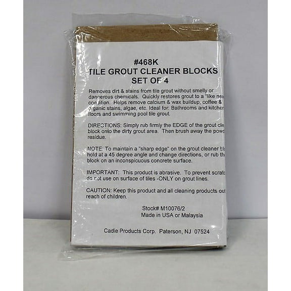 Set of 4 Tile Grout Cleaner Blocks