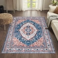 thumbnail image 2 of Rose Traditional Peach Area Rug Rectangle 3' x 5' Rectangle, 2 of 7