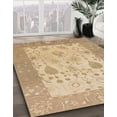 thumbnail image 2 of Ahgly Company Indoor Rectangle Abstract Bronze Brown Oriental Area Rugs, 7' x 10', 2 of 6