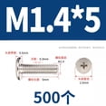 thumbnail image 2 of M1.4x5(500pcs)Computer screws,Screws for computer,Electronics,M1/M1.2/M1.4/M1.6/M3 screw ,Micro screws,Mini Screws Assortment Kit for computer Electronic Repair,Silver, 2 of 4