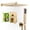 Brushed Gold, variant on VEVOR Shower Faucet Set, Rainfall Bathroom Shower System with 12-Inch Square Rain Shower Head and Handheld Spray, Wall Mounted Bath Fixtures with Brass Valve and Trim Kit, Silver Chrome