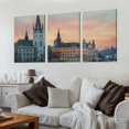 thumbnail image 2 of nygtbtfer 3 Piece Canvas Wall Art - View of Hungarian Parliament Building, Budapest - Modern Home Art Stretched and Framed Ready to Hang  12x16x3pcs, 2 of 4