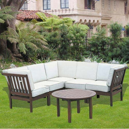 Delahey 6-Piece Sectional Set With Natural Cushions