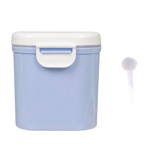 Binwennn Poudre de Lait pour Bébé Portable Grande Capacité Rangement Distributeur pour Bébé Poudre de Riz Mini Poudre de Lait Scellée Articles de Cuisine Rangement pour Pâtes Préparation de Repas Contenant en Verre Organisateur de Bar à Collations Mignon Pot de Réserve
