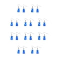 thumbnail image 3 of Sonducket Gancho para la oreja Forma de oso diario Pendiente colgante Colgante Accesorios populares Pendientes colgantes Suministro para fiestas Azul Azul 10piezas Sonducket CBP277302, 3 of 5