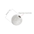 thumbnail image 3 of 10 piezas de cuentas de bola redondas, cuentas espaciadoras plateadas plateadas, suministros de joyería hechos a mano, accesorios para hacer Ropa, zapatos y accesorios Miscelánea Oro Blanco 3MM Sonducket AP010775-01B, 3 of 6
