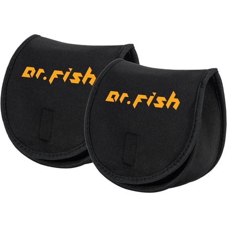 Fly Fishing Reel Cover Portable Fishing Reel Bag Protective Soft Pocket Cover Pouch Fly Gear Storage Case Size S S 2Pack(For 3/4 WT Reel)