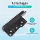 thumbnail image 5 of Fit for Toyota 2 Double Din Fascia Facia Dash Kit Car Stereo Side Trims Brackets, 5 of 5
