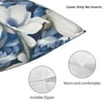 thumbnail image 5 of YFYANG Square Decorative Throw Pillow Case (Without Pillow Insert), Magnolia Flower Pattern Bedroom Sofa Car Cushion Cover, 18"x18", 5 of 9