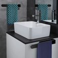 thumbnail image 4 of Toallero de baño TUNC autoadhesivo resistente 32 cm negro, 4 of 5