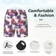thumbnail image 3 of Fotbe Peonies Traje de Baño para Hombre – Shorts de Natación de Secado Rápido con Forro y Bolsillos-Large, 3 of 6